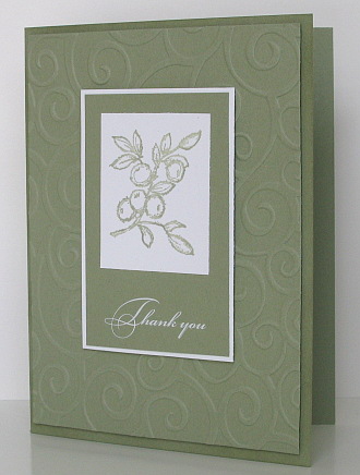 first cuttlebug card