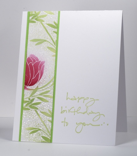  Green birthday blooms