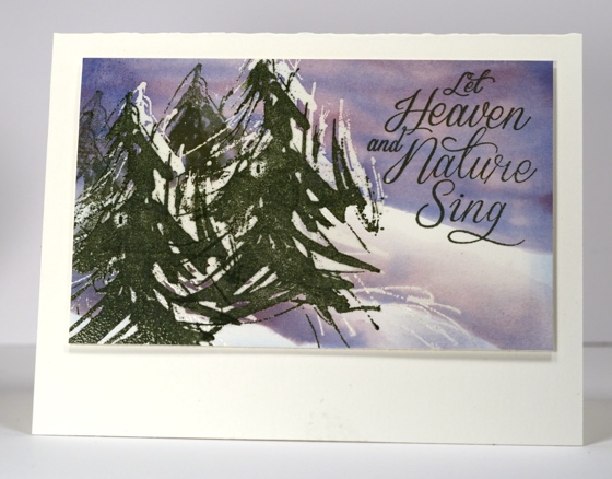 Snowscape watercolour sky scaled