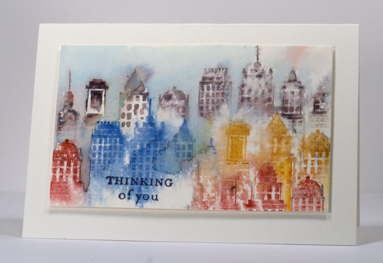 Watercolour skyline 1 Heather Telford