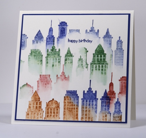 Watercolour skyline 3 Heather Telford