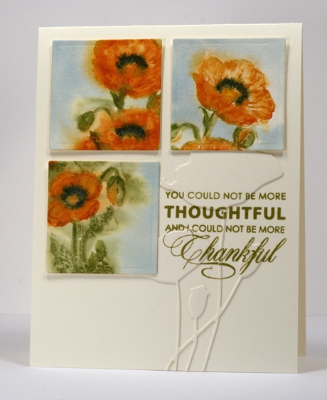 Orange poppy trio Heather Telford