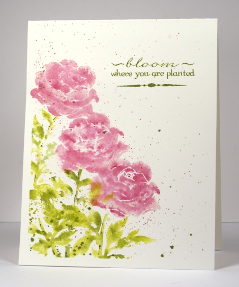 One layer blooms Heather Telford