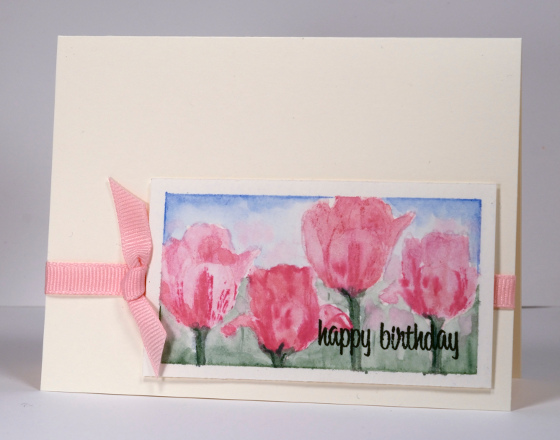 Four tulips Heather Telford