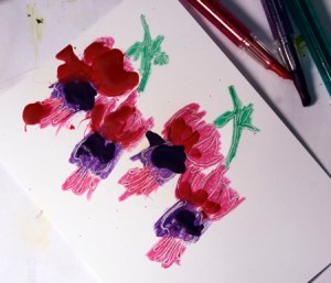 Fuchsias process 8 Heather Telford