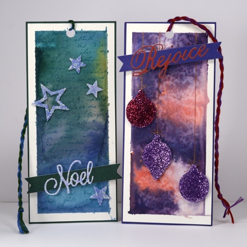 glittery tags Heather Telford