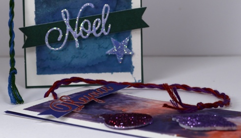 glittery tags detail Heather Telford