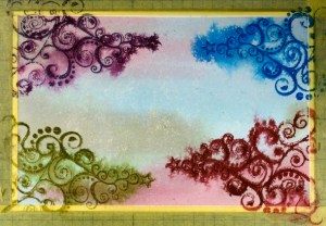tags background second stamping Heather Telford