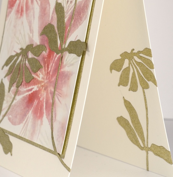 inside pink & gold poinsettia Heather Telford