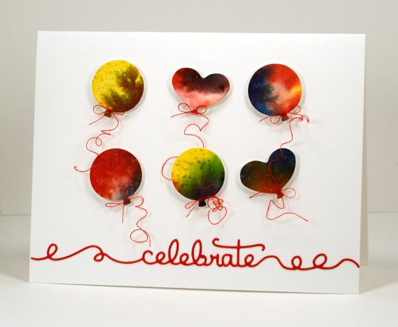 Watercolour balloons Heather Telford