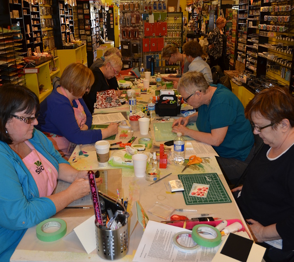 Bizzy B spring watercolours