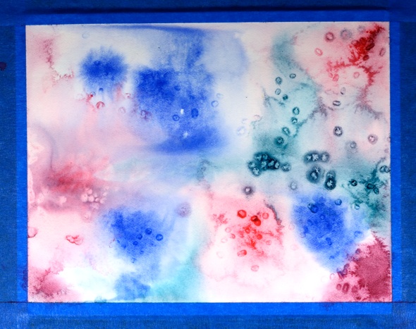 pink and blue floral step 1 Heather Telford