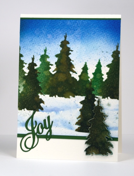 Stencilled Watercolour Heather Telford