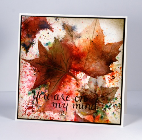 Brusho Leaves Heather Telford