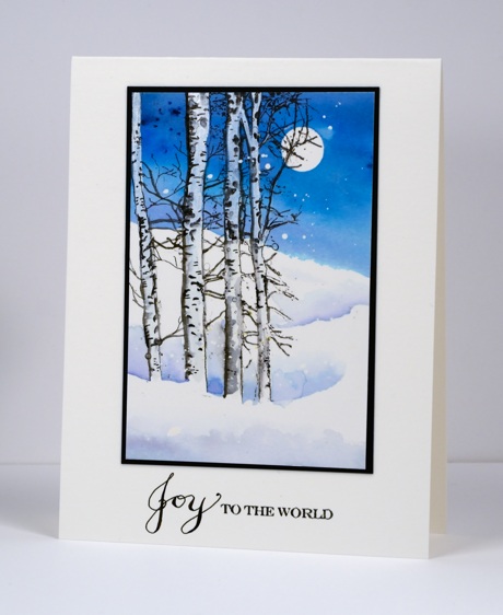 Snowy birches Heather Telford