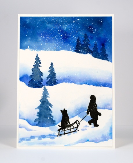 watercolour boy and dog 1 Heather Telford