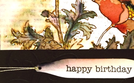 poppy gems die cut detail Heather Telford