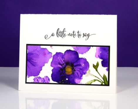 Purple Poppy pattern Heather Telford