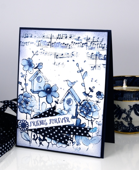  blue bird with china Heather Telford