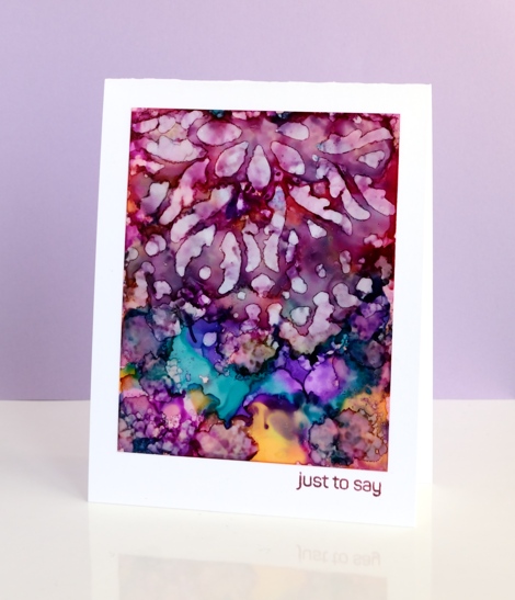 purple stencilled heather Telford