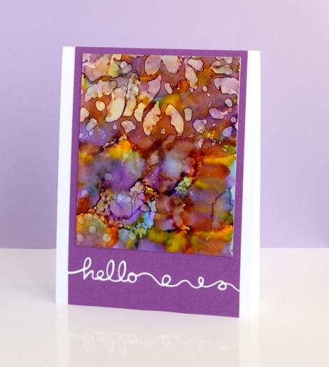 purple hello Heather Telford