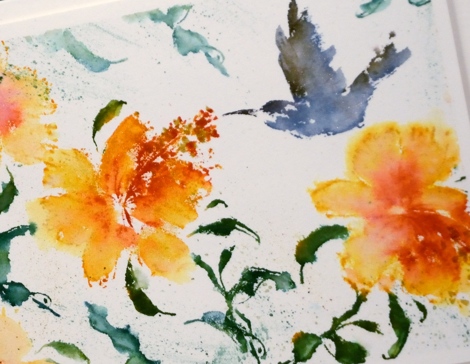 hummingbird treat closeup Heather Telford