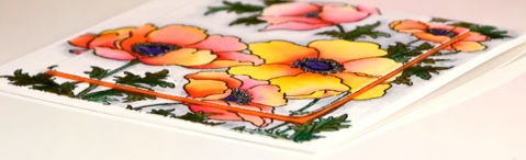  bright poppy gems flat Heather Telford