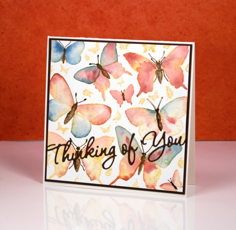 colour drop butterflies Heather Telford