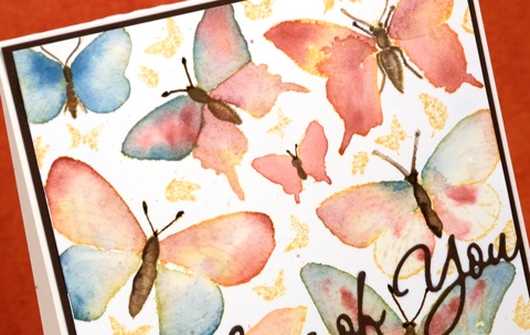 colour drop butterflies detail Heather Telford