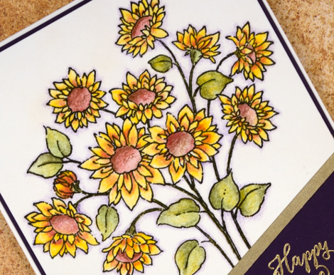 sun flowers detail Heather Telford