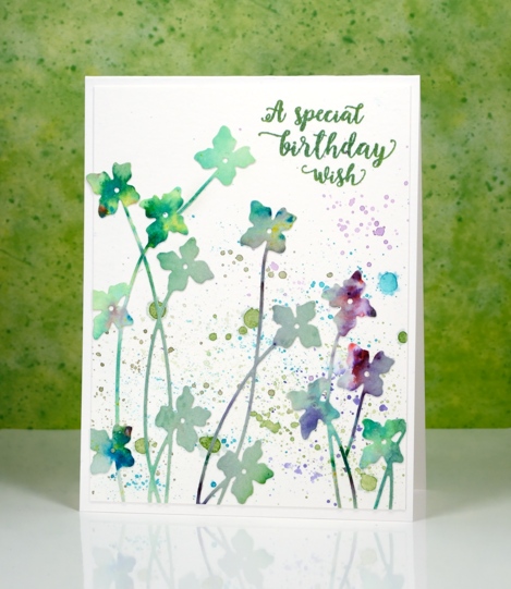 dancing watercolour floral Heather Telford