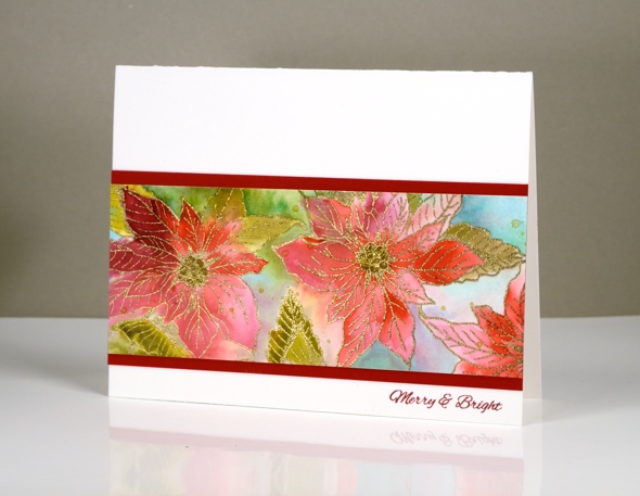 gold poinsettia Heather Telford