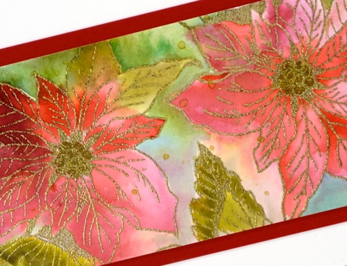 gold poinsettia closeup Heather Telford