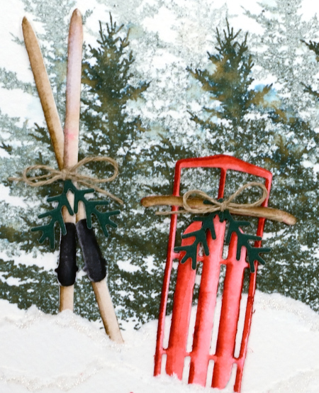 sled-n-skis close up