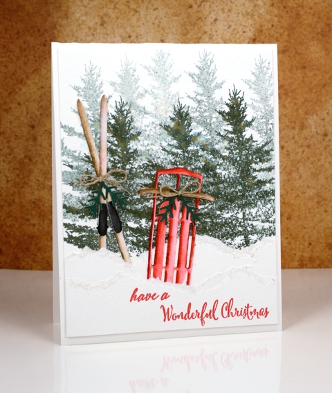 Sled n skis Heather Telford