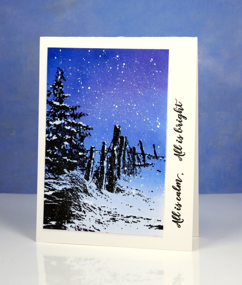 tranquil falling snow Heather Telford