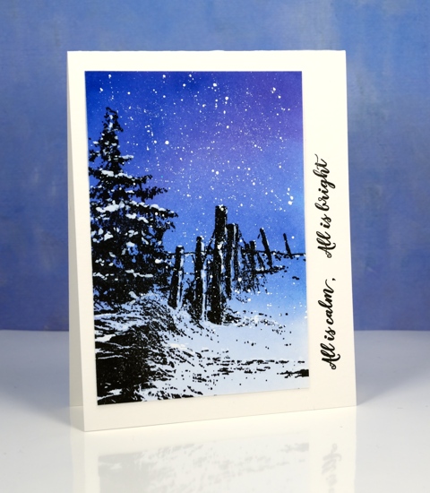 tranquil falling snow Heather Telford