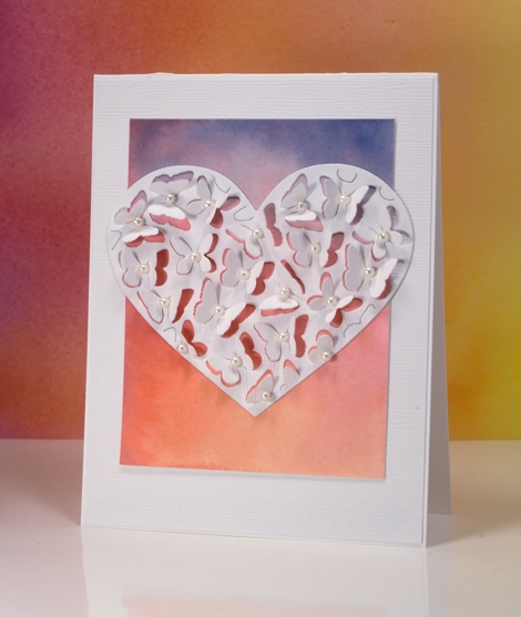 butterfly pop out heart Heather Telford