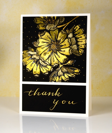 gold floral colouring Heather Telford