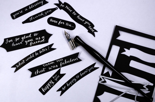 hand written sentiments Heather Telford